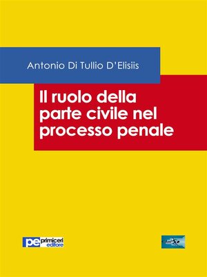 cover image of Il ruolo della parte civile nel processo penale